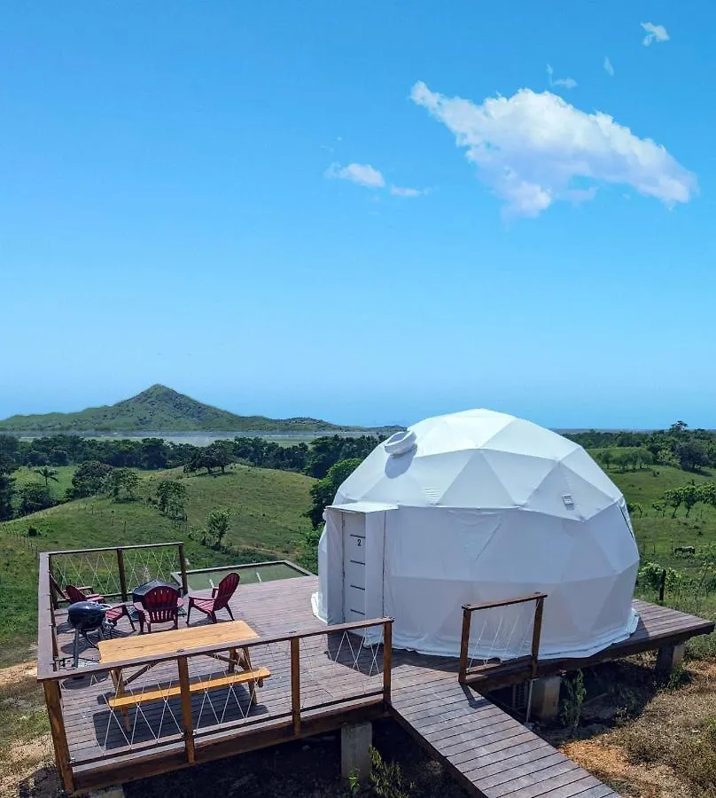 Luxusní stan Hotel Domescape Glamping El Cedro  Dominikánská republika